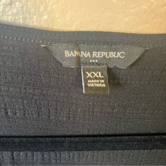 Banana Republic Women's Wrap Black Size 2x Top - Picture 4 of 4